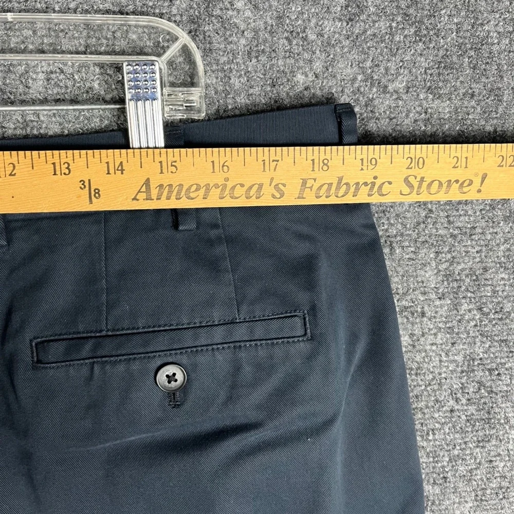 Charles‎ Tyrwhitt Chino Pants Mens 38 Navy Blue Classic Fit Non-Iron Stretch
